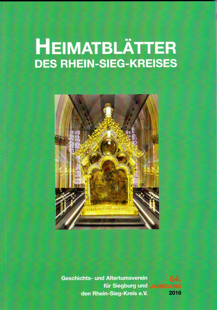 Cover Heimatbl&auml;tter des Rhein-Sieg-Kreises 2016